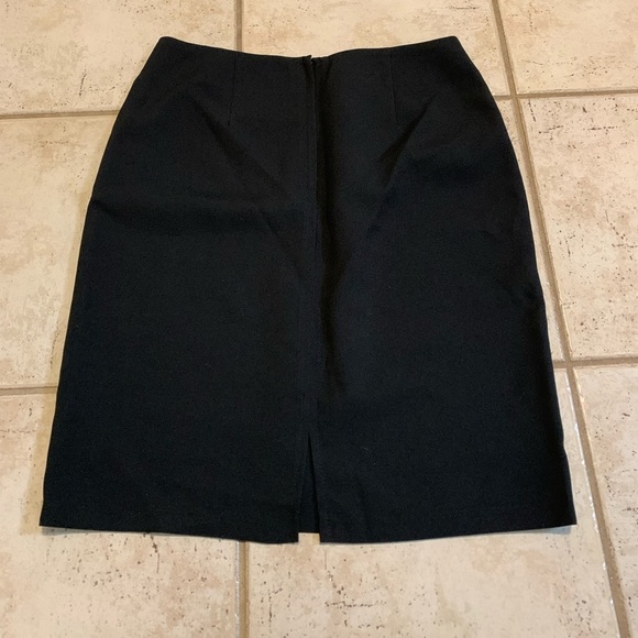Vintage 90s Y2K Suzy Shier Black Mini Pencil Skirt Size 9 - Picture 4 of 5